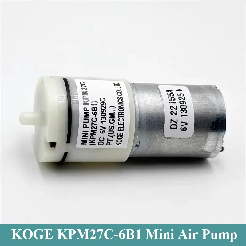 

KOGE KPM27C-6B1 Mini 370 воздушный насос для двигателя постоянного тока 3 в 5 в 6 в микро 27 мм кислородный воздушный насос для самостоятельной сборки Монитор артериального давления насос для аквариума