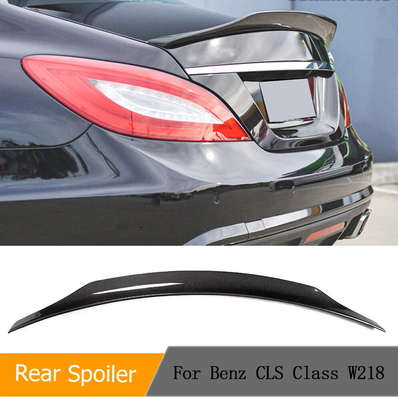 

Carbon Fiber Car Rear Trunk Spoiler Wings Lip for Mercedes Benz CLS Class W218 CLS350 CLS400 CLS500 CLS63 AMG Sedan 2012-2017