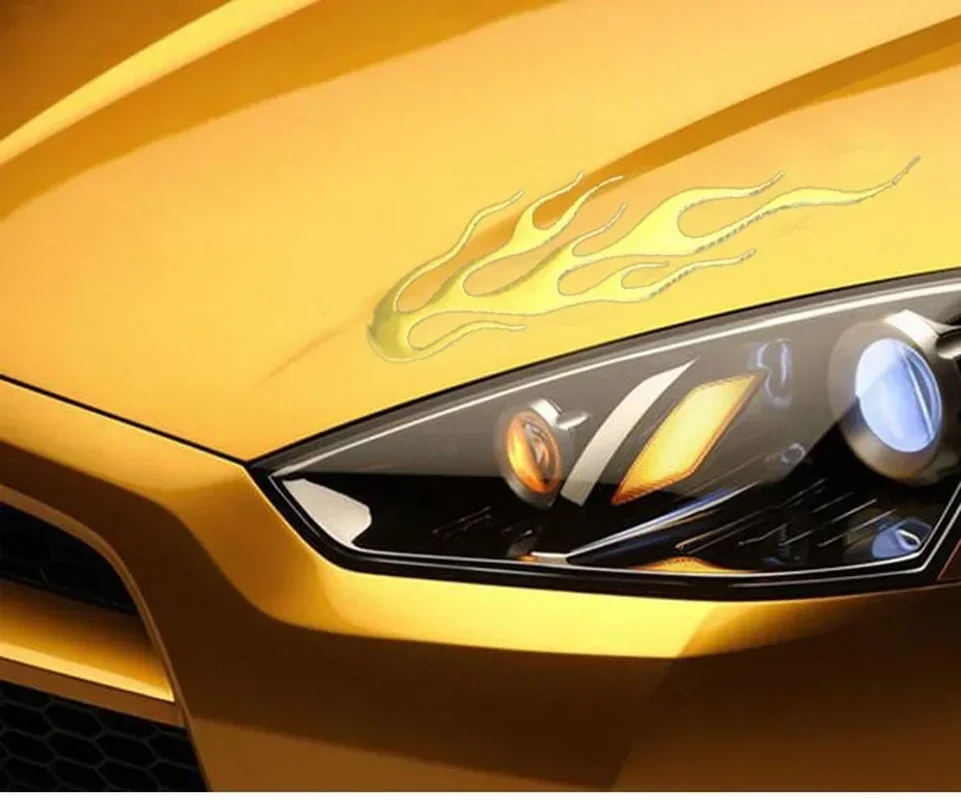 3D ветровой хвост мотоцикла Волшебное пламя наклейка эмблема этикетка значок