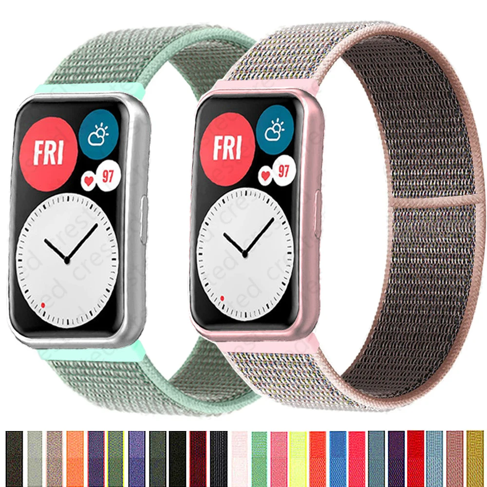 

Ремешок нейлоновый для смарт-часов Huawei, браслет для смарт-часов, 2020