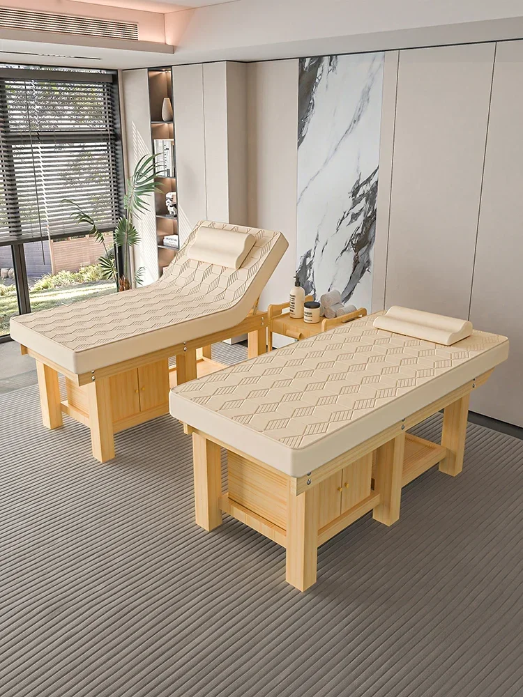 Деревянный тайский массажный стол для замеса татуировки ресниц лица спа
