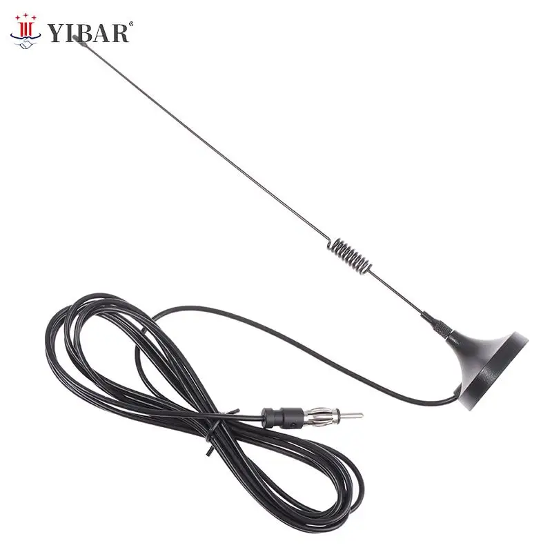 

Car Signal Booster Antenna Auto Stereo Radio FM/AM Signal Aerial Magnetic Base