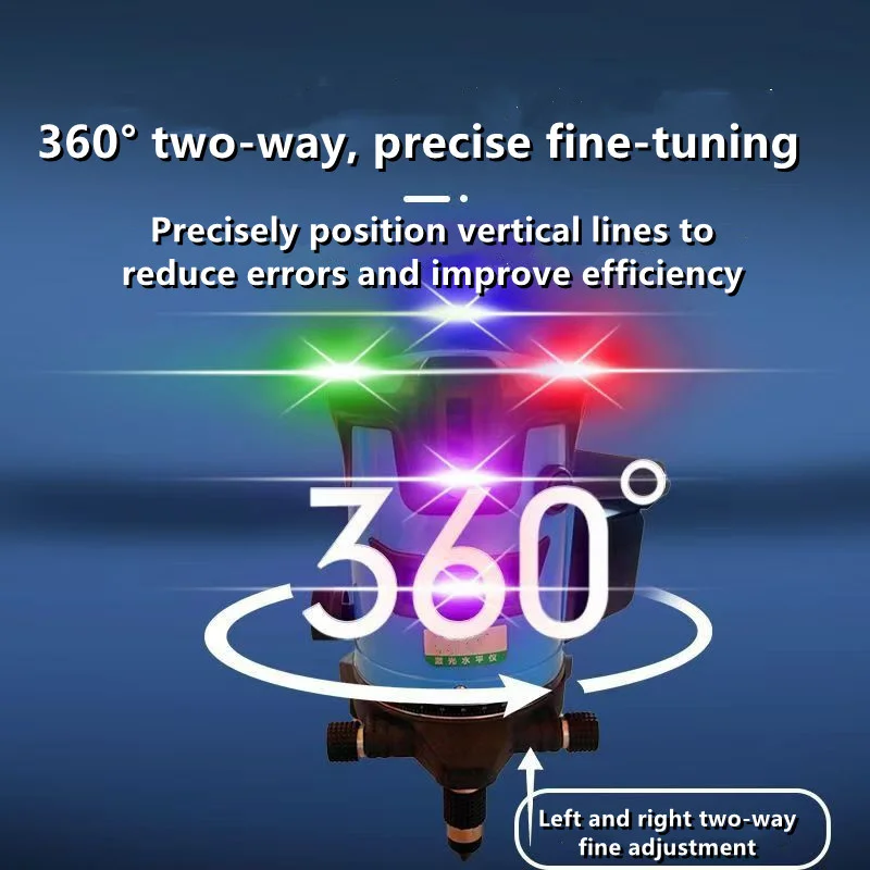 5 линий 6 точек лазерный уровень фиолетовый синий зеленый красный автоматическое