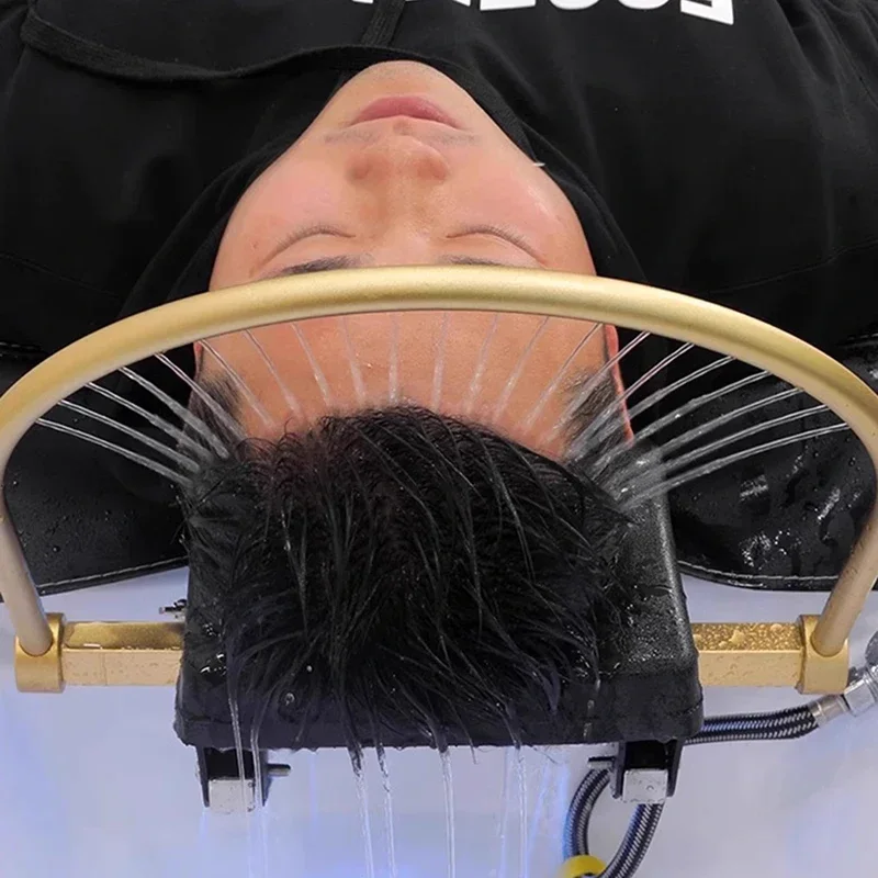 Парикмахерская кровать Headspa шампунь товары для салона спа водный обруч волос