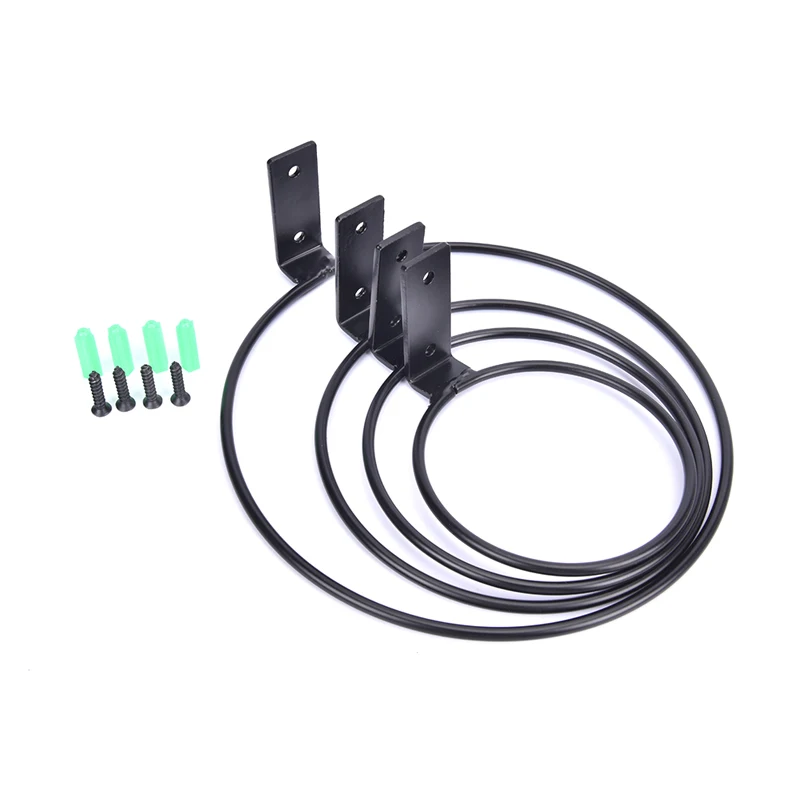 

Настенный держатель для растений, кольцо, подставка для цветочных горшков, металлический крючок для комнатных и уличных украшений