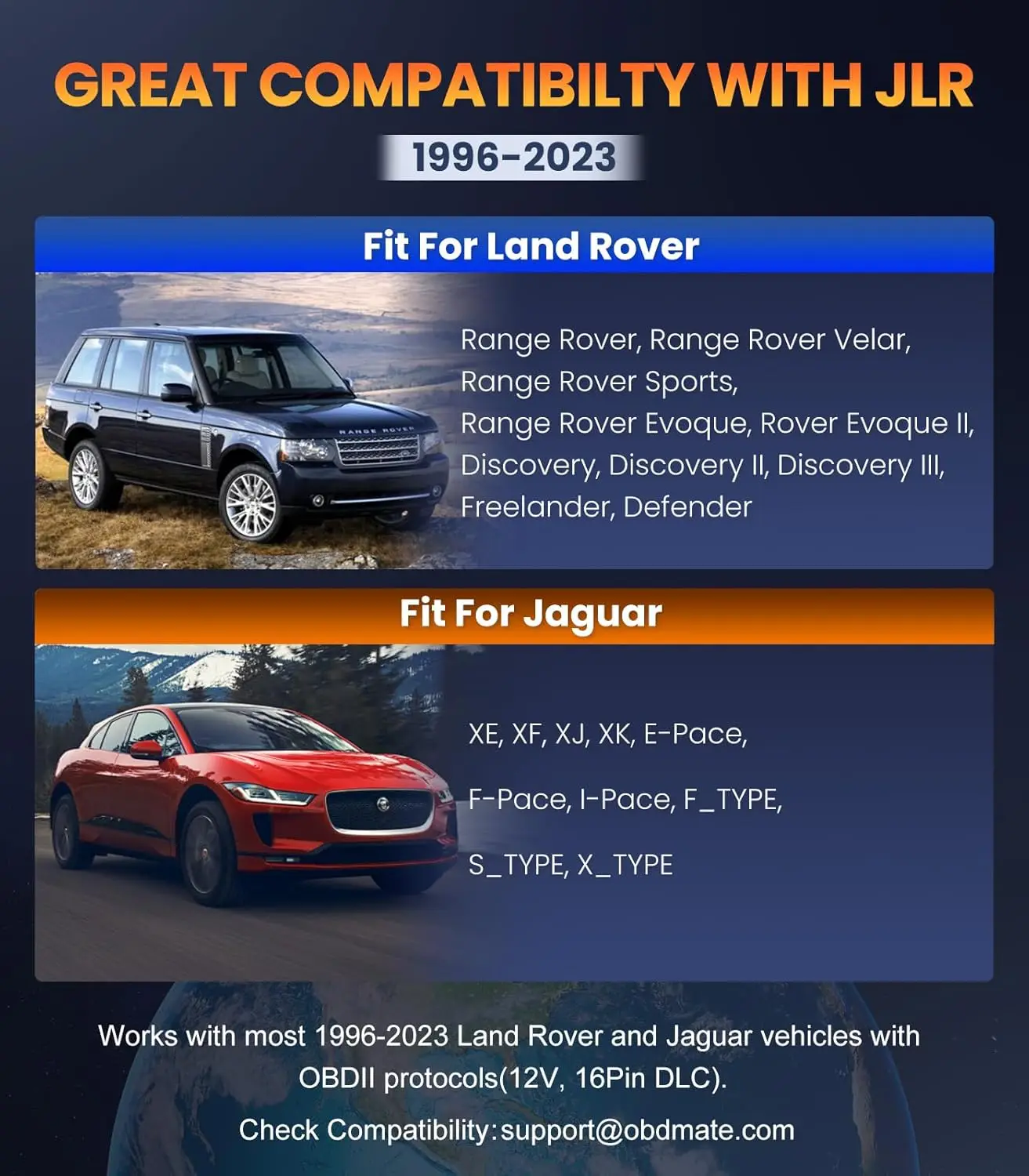 Фото Диагностический сканер OBD2 для Jaguar/Land Rover: комплексная диагностика всех систем, 15 функций сброса (EPB/ABS/SAS), считыватель кодов неисправностей, автомобильный сканер №4