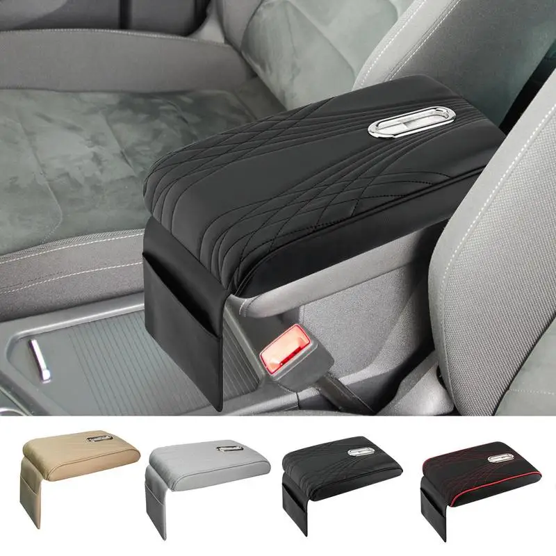 

Car Centre Console Cover Armrest Box Pad Protector Universal Cover Mat Dust Proof Auto Storage Pad Armrest Elbow Pad Cushion