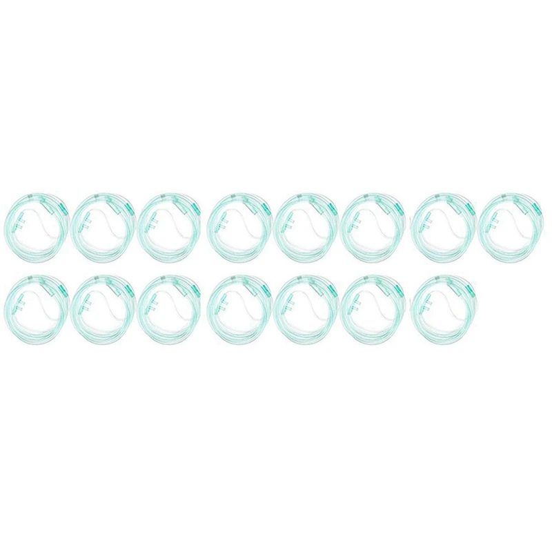 

45Pcs Oxygen Cannulas 2 Meters Nasal Cannula Soft Nasal Oxygen Tubing O2 Cannula For Adults