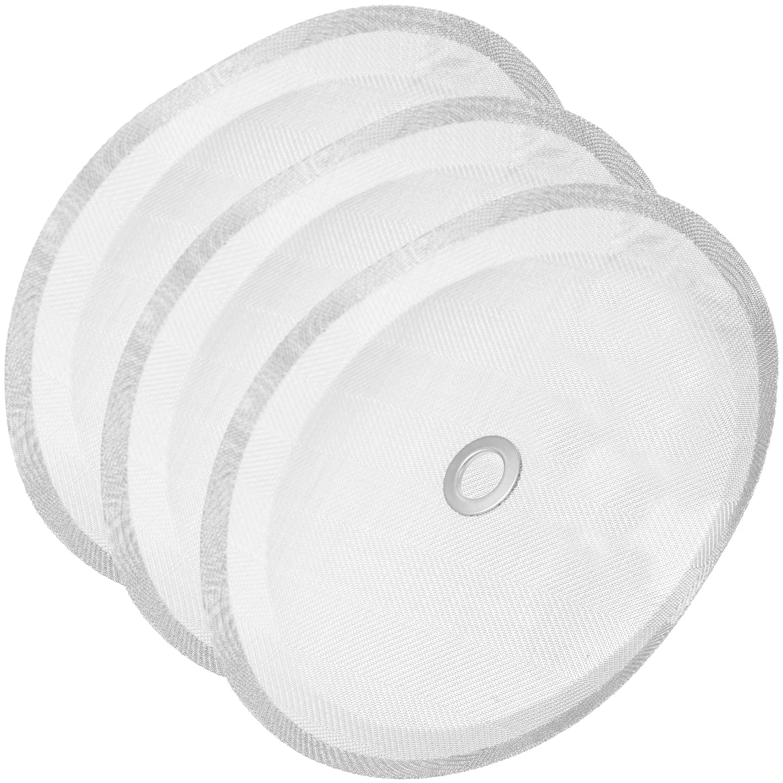 

3Pcs Stainless Steel Filter Mesh Portable Coffee Machine Filter Mesh Pot Simple Strainer Mesh