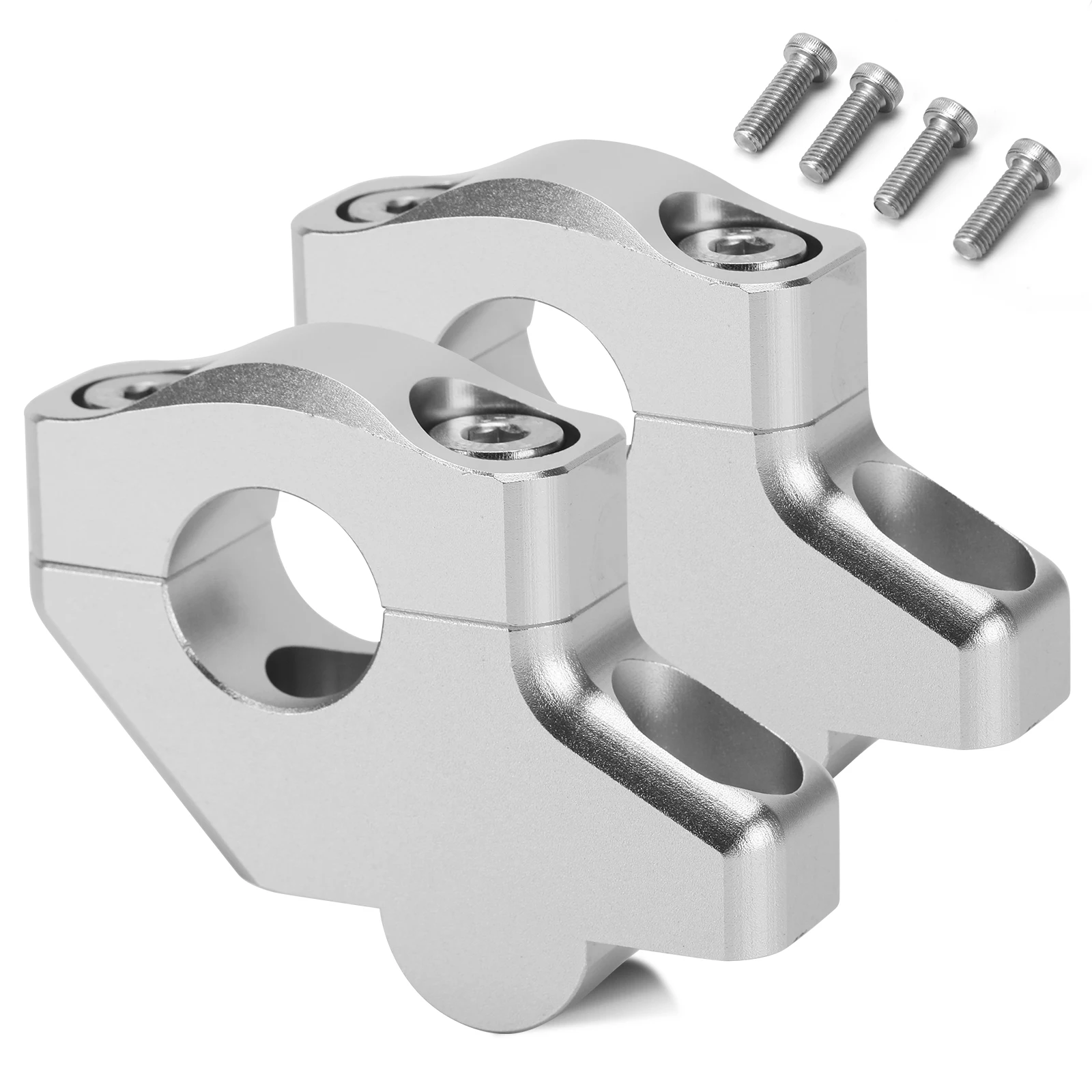 

22 мм, 7/8 дюйма, серебристые переходники с офсетной ручкой, приподнятый задний выдвижной удлинитель для Suzuki Bandit GSF250 400 600 650 750 1200 1250