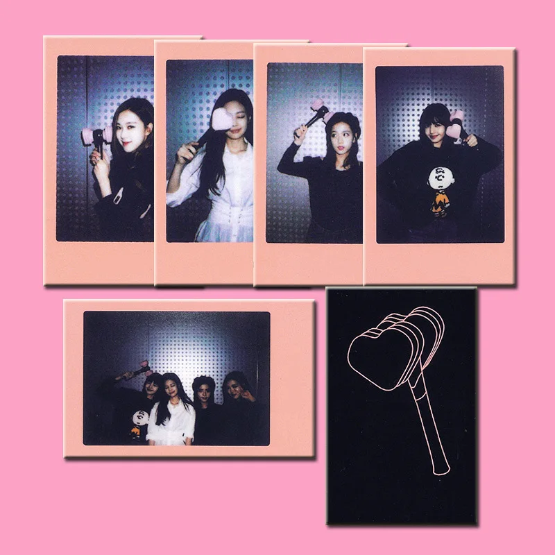 

Kpop Photocards JENNIE LISA Jisoo Rose Photo Cards Lomo Cards New Photo Album BORN Pink Venom Shut Down Twice K Pop Accessories
