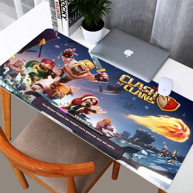 

Large Gamer Gaming Mouse Pad Keyboards Desk Pad Speed Carpet COC Clash of Clans Mousepad Hot Pc Full Cheap Anime Mats For Mice