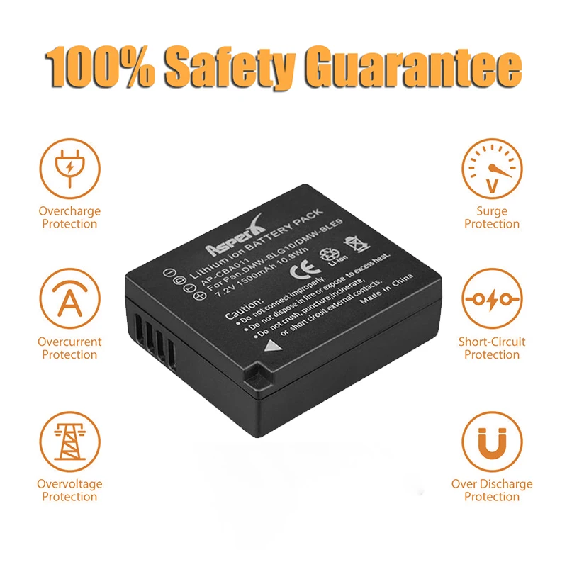 DMW-BLG10 BLG10 BLG10PP BLE9 BLE9E Аккумулятор для Panasonic Lumix DMC GF6 GX7 GF3 GF5 ZS100 ZS60 LX100 GX85 DMW-BLG10E GX80 |