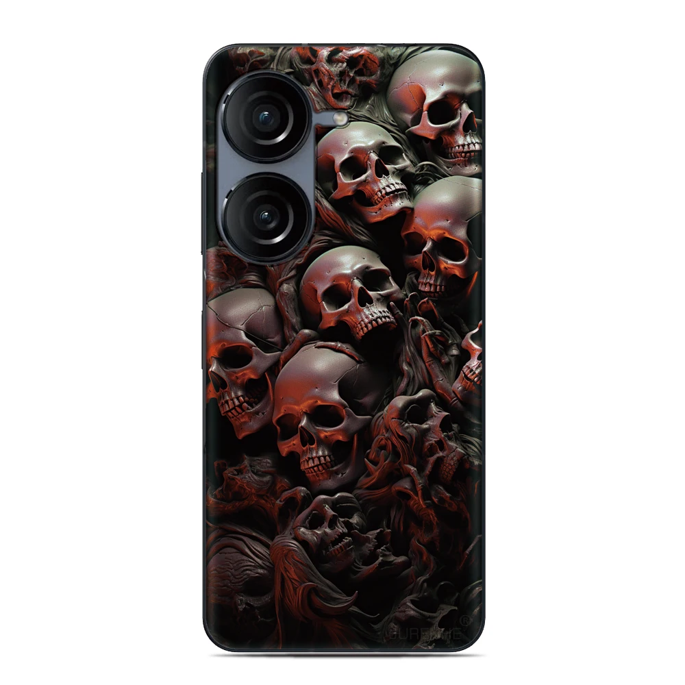 Фото Чехол для телефона с рисунком черепа для Google Pixel 10A 9A 8A 7A 6A 8 7 6 Pro 2 3 4 XL 3A 4XL 2XL, окрашенная силиконовая задняя крышка из ТПУ №5