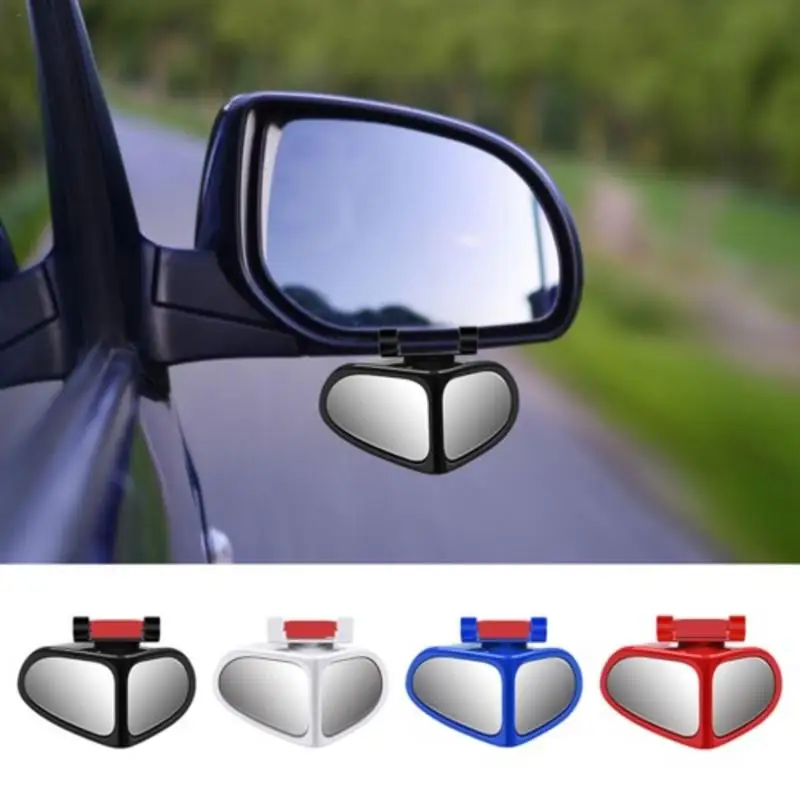 

Car Blind Spot Mirrors 1 Pc 360 Degree Rotation Auto Blind Spot Mirror HD Glass Side-Angle Side-View Auxiliary Rearview Mirror