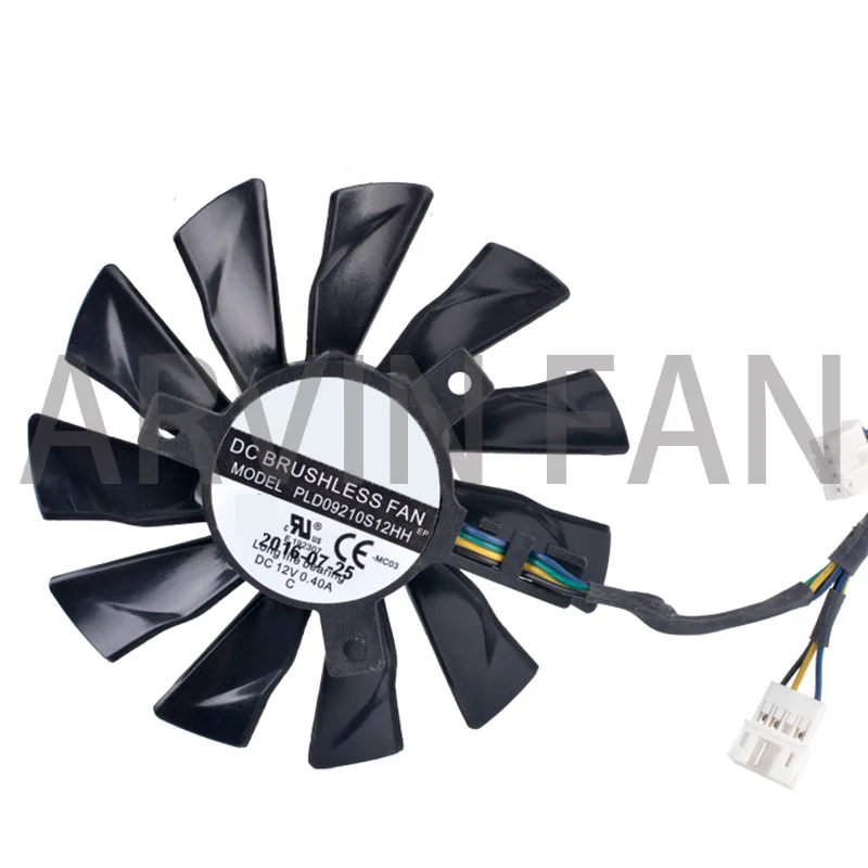 Новый оригинальный 4-проводной охлаждающий вентилятор для видеокарты PLD09210S12HH Gtx1060 Gtx1070 Gtx1080