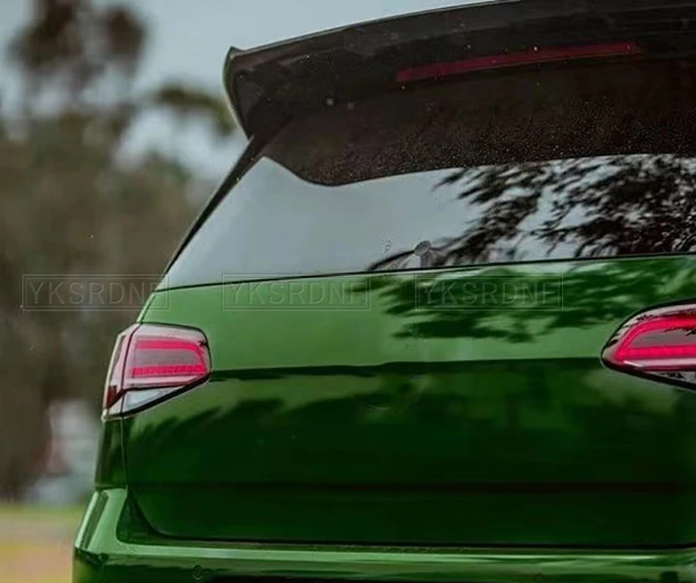 Для Volkswagen GOLF 7 MK7 MK7.5 GTI R Rline 2014 + ABS Материал праймер цвет автомобиль задний багажник