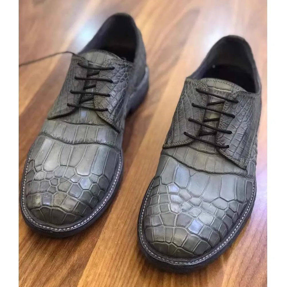 Рисунок 4 - Мужские крокодиловые кожаные туфли leimanxiniu