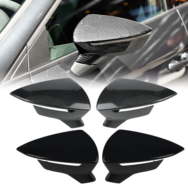 Фото Накладка на зеркало заднего вида для Seat Ibiza Mk5 V 6F KJ1 2017-2023, Leon Lion Mk3 III 5F ST / FR / Cupra 2012-2020, Arona KJ7 2017-2023 №2
