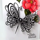 Потрясающие металлические Вырубные штампы в виде бабочек для скрапбукинга Новые штампы вырезанные штампы для рукоделия трафарет трокели