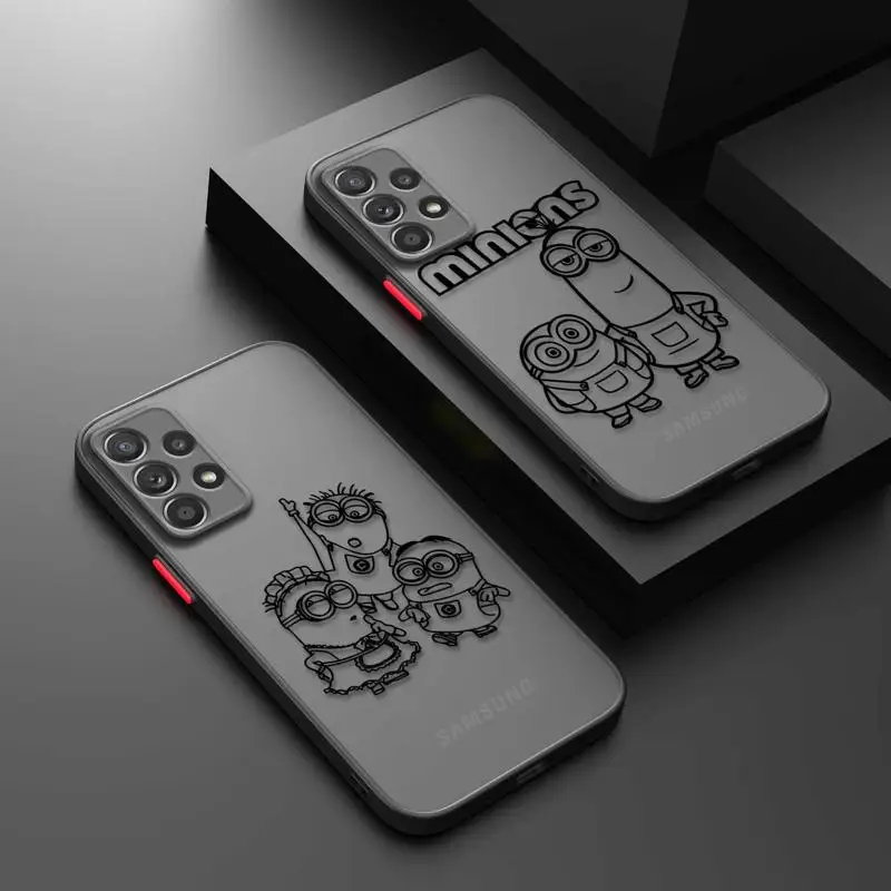 Despicable Me Minions Phone Case For Samsung Galaxy A73 A72 A53 A33 A22 A10 A13 A14 A21s A51 A52 A23 A11 Matte Shell