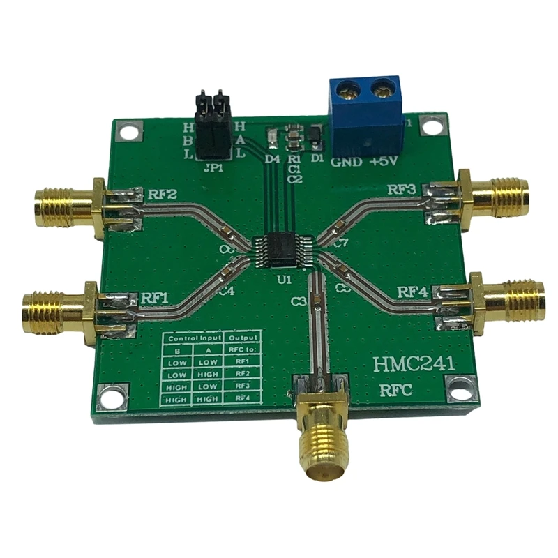 

RF Amplifier Module,DC-3.5 GHz RF Single-Pole Fouthrow Band Switching / Button Wireless Controller