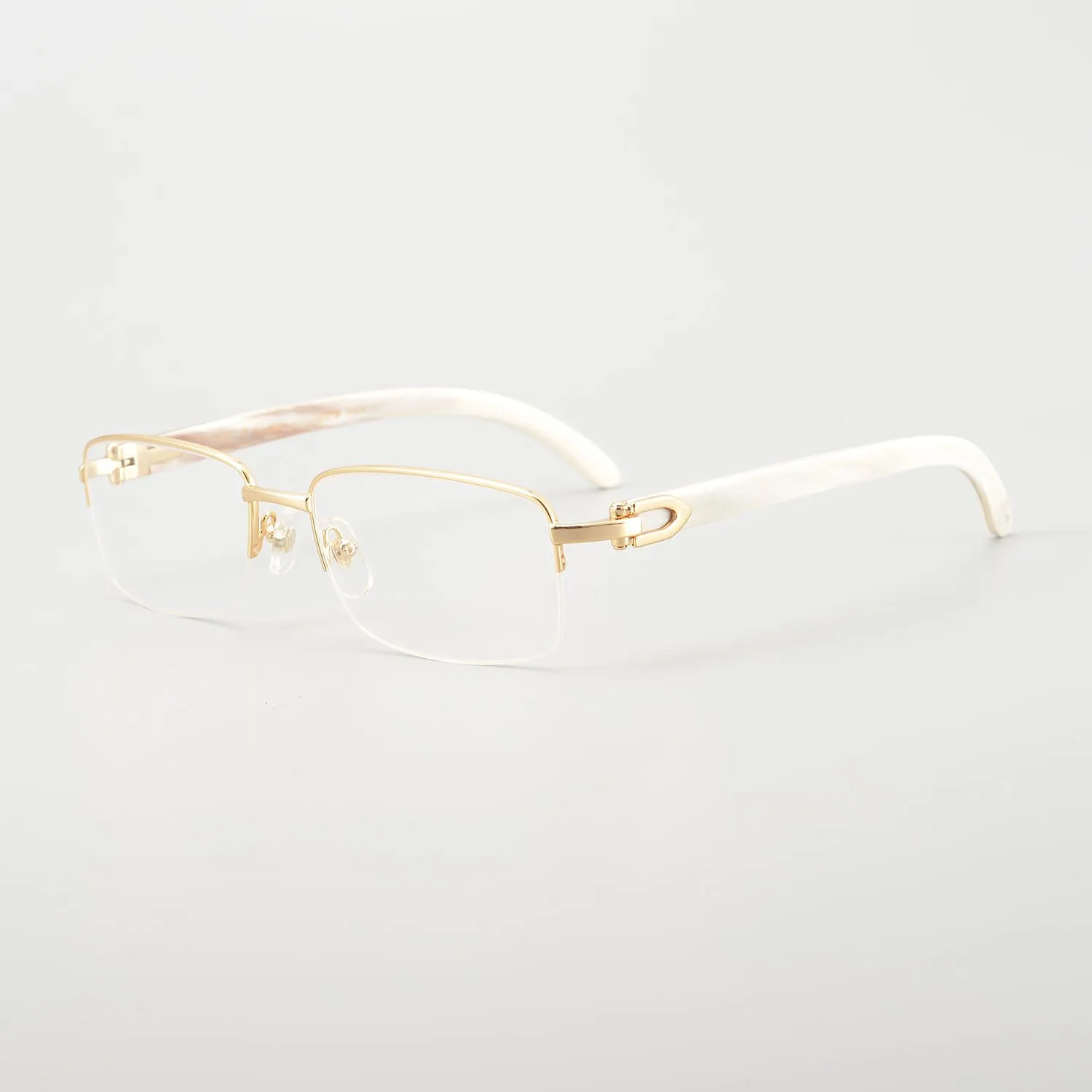Luxury Brand Handmade Ox Horn Prescription Eye Frame Men's Business Computer Fashion Women's Prescription Glasses