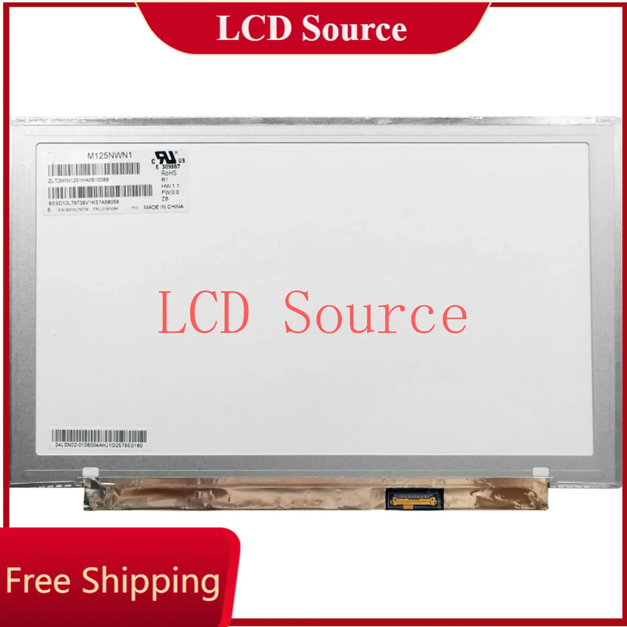M125NWN1 R1 подходит для HB125WX1-200 B125XTN01.0 матрица панели 1366*768 EDP 30-контактный ЖК-экран