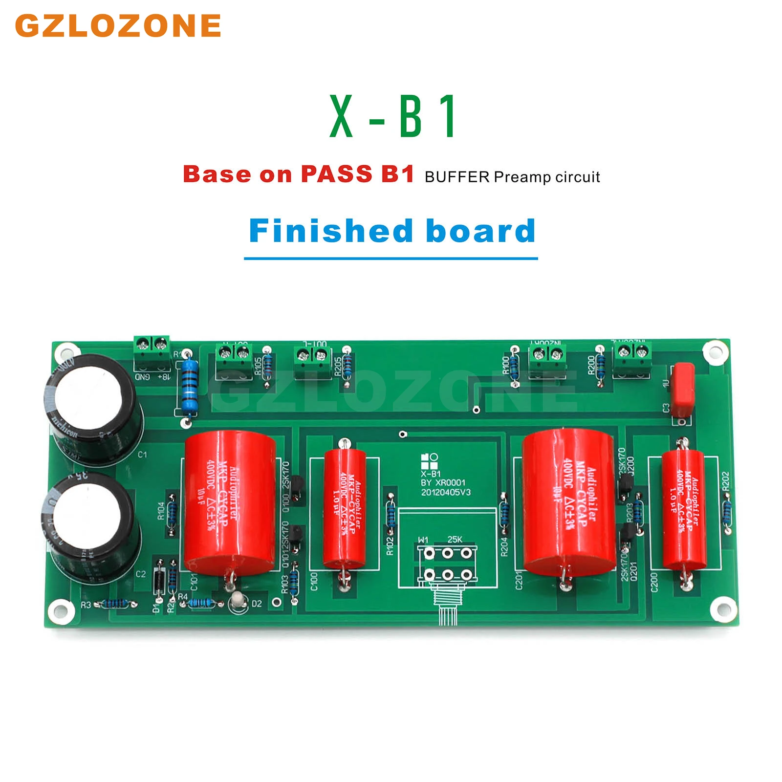 

PASS X-B1 BY XR0001 Buffered preamplifier DIY Kit/Finished board Base on PASS B1 BUFFER Preamp circuit