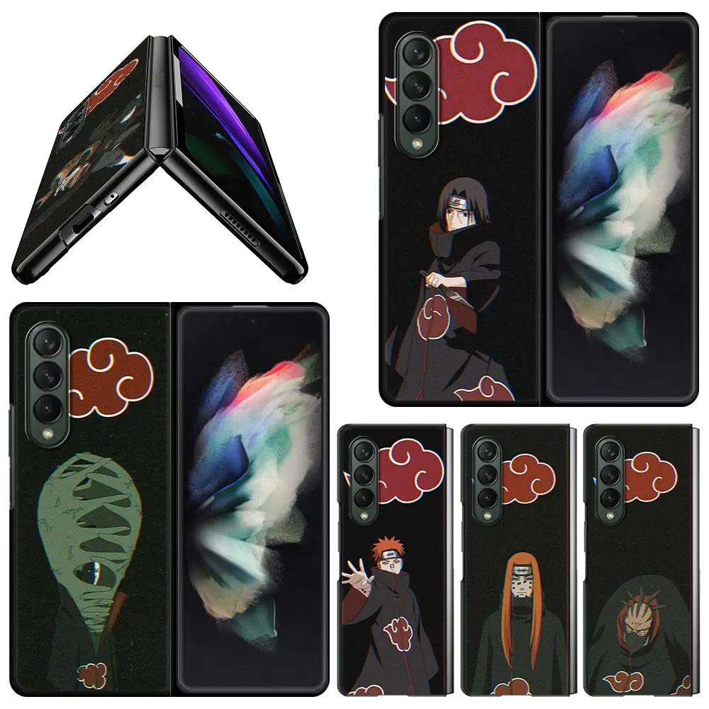 

Чехол для телефона Samsung Galaxy Z Fold3, чехол для смартфона Galaxy Z Fold 3 ZFold3, Черный Твердый чехол Наруто, плохой парень, орочимару