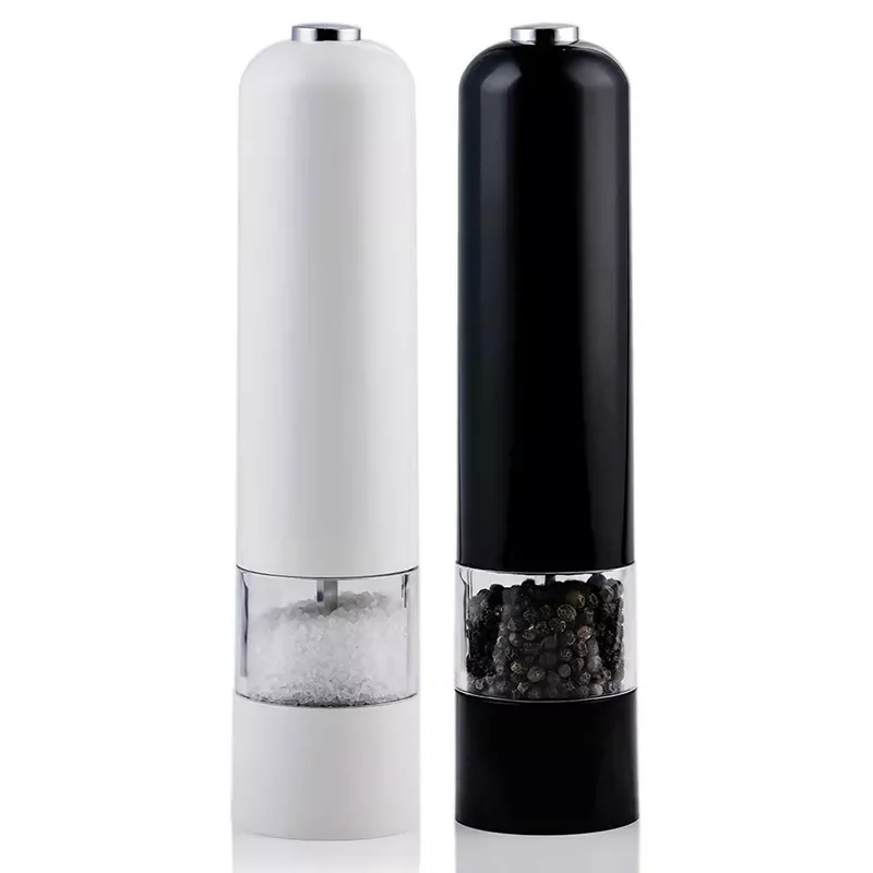 

2023NEW Battery Operated Pepper Grinders, One-Button Operation Sea Salt Mills, Kitchen Tools Gadgets