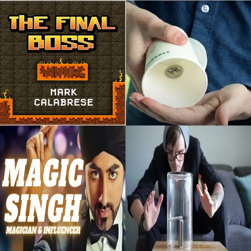 

Magic Singh T-C-C lecture,the Final Boss by Mark Calabrese,Caffeine Rush by Peter Eggink,Fall 2.0 by Banachek and Philip Ryan