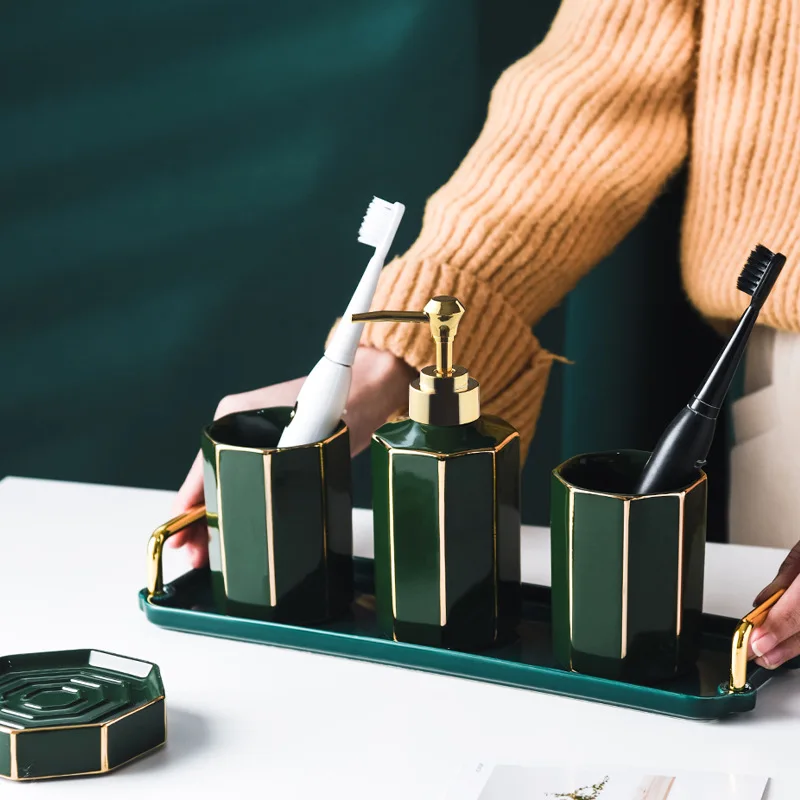 

Набор чашек для мыла, простой домашний керамический диспенсер мыла, набор для мытья пары, бутылка для ароматерапии, аксессуары для ванной ко...