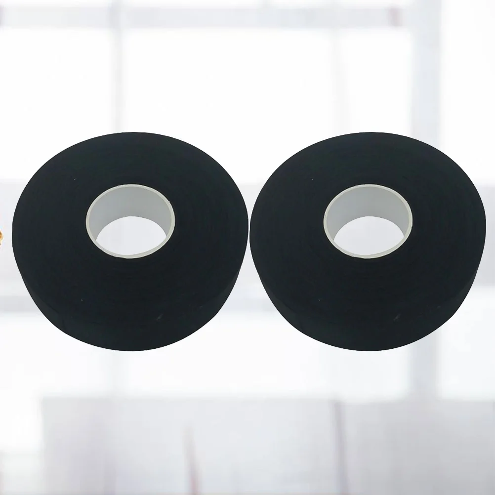 

2 Pcs 20M Hockey Stick Tape Sticky Tape Anti-slip Sports Waterproof Tape Hockey Stick Wrapper for Practice Sports Use (Black)