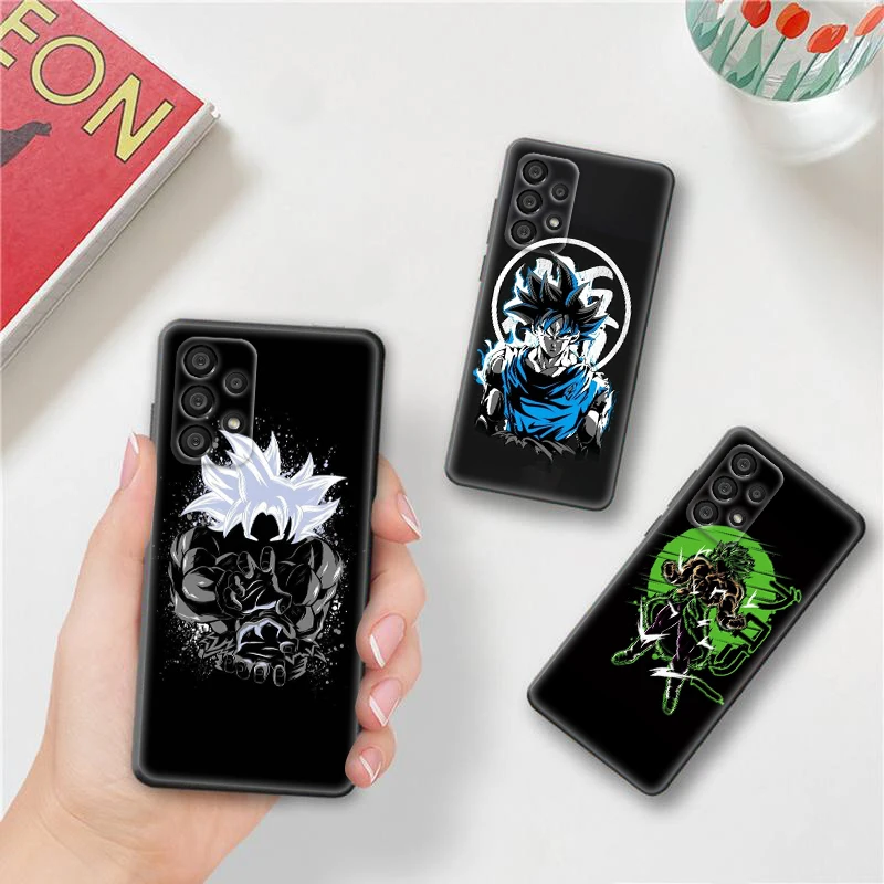 

Anime D-ragons Balls G-okus Phone Case For Samsung A73 A72 A71 A53 A52 A51 A42 A33 A32 A23 A22 A21S A03 A02 Black Cover