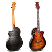 country travel 6 string guitar hollow body large high quality guitar beginner wood 40 inches guitarra musical instrument