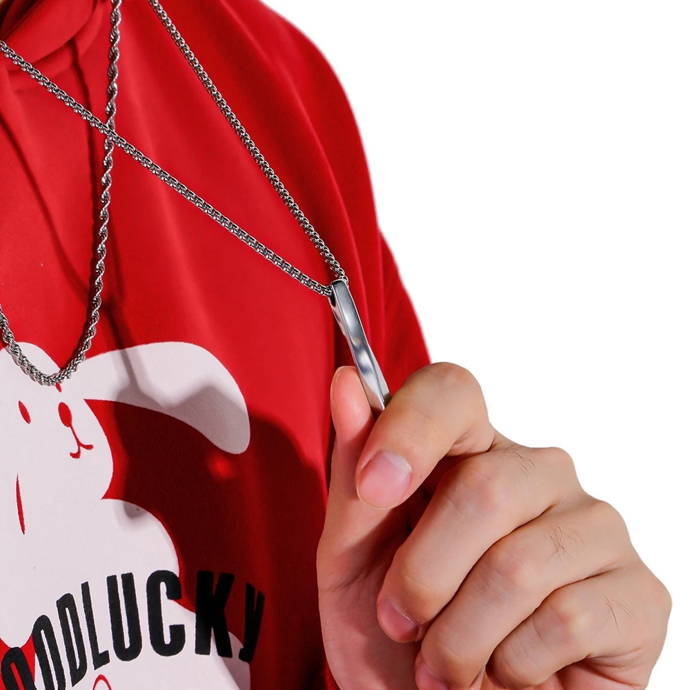 SGMAN из нержавеющей стали 925 цветная поворотная палочка кулон мужской подарочный