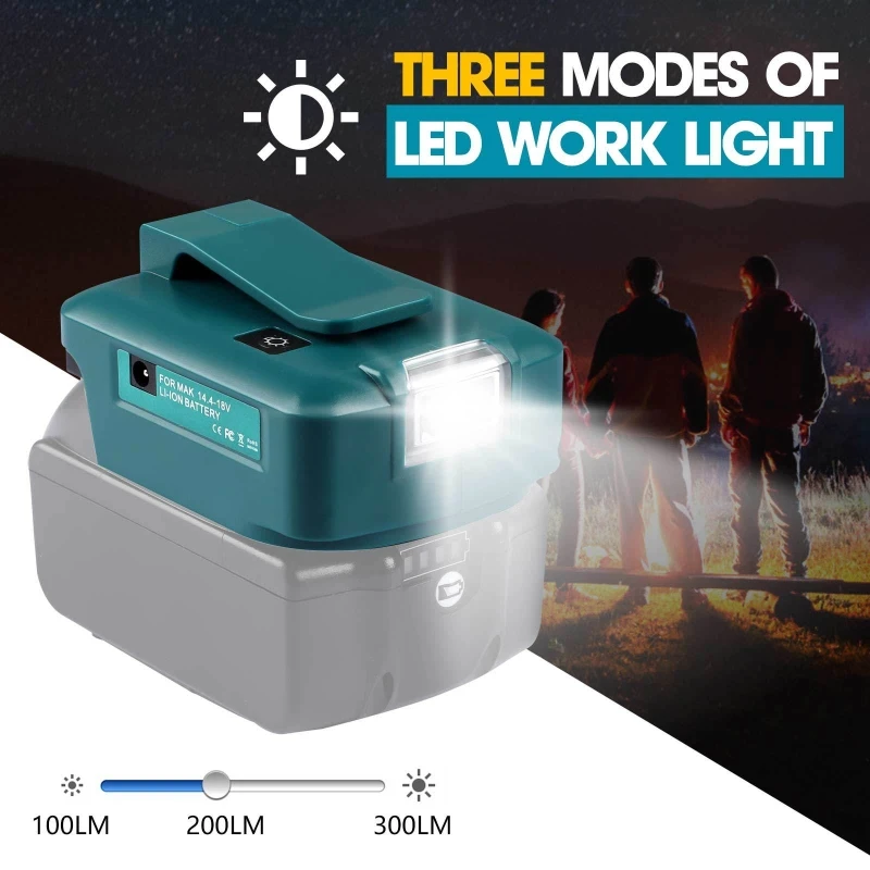 

Запасной источник питания ADP05 для Makita LXT, литий-ионная батарея 14,4 В, 18 в, конвертер со стандартом