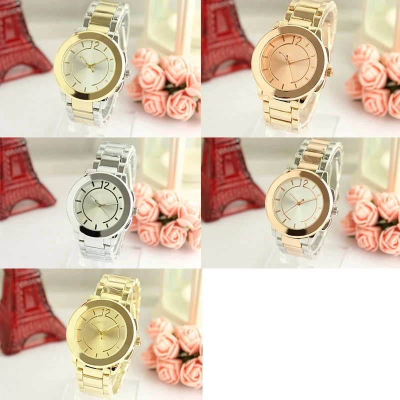 

RLLEN Stainless Steel Men's and Women's Couples Quartz Watches Fashion Luxury Jewelry Gift Temperament Exquisite Original Copy