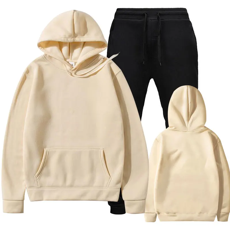 

Мужской спортивный костюм, Повседневный свитер с капюшоном и штаны для бега, 2023