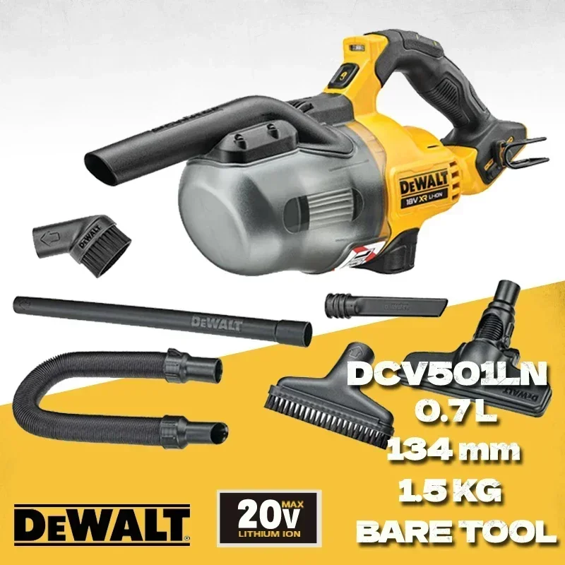 

Ручной беспроводной Перезаряжаемый пылесос DEWALT DCV501LN, 20 в