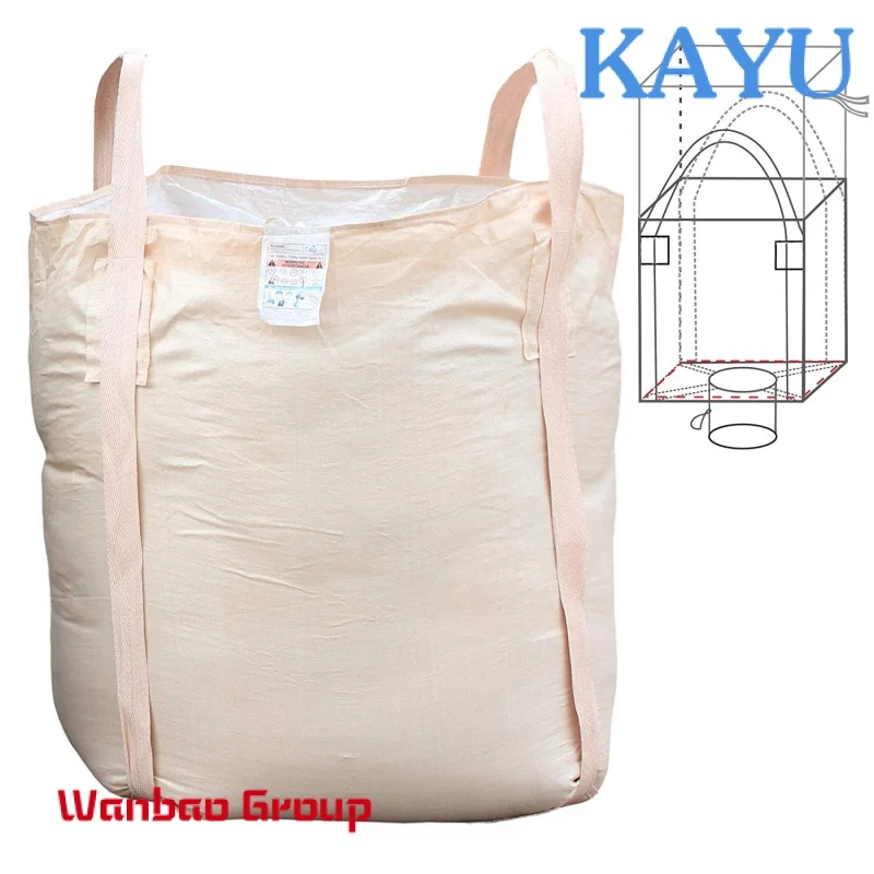 EGP PP 1 ton big bag 1000kg UV treated 1 ton jumbo bag for limestone sand cements