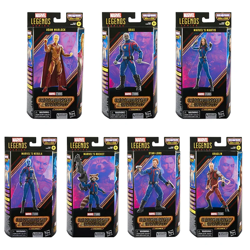 В наличии Фигурка Marvel Legends Guardians Of The Galaxy Vol.3 Star-lord &amp Nebula Drax Rocket Ect игрушка в подарок