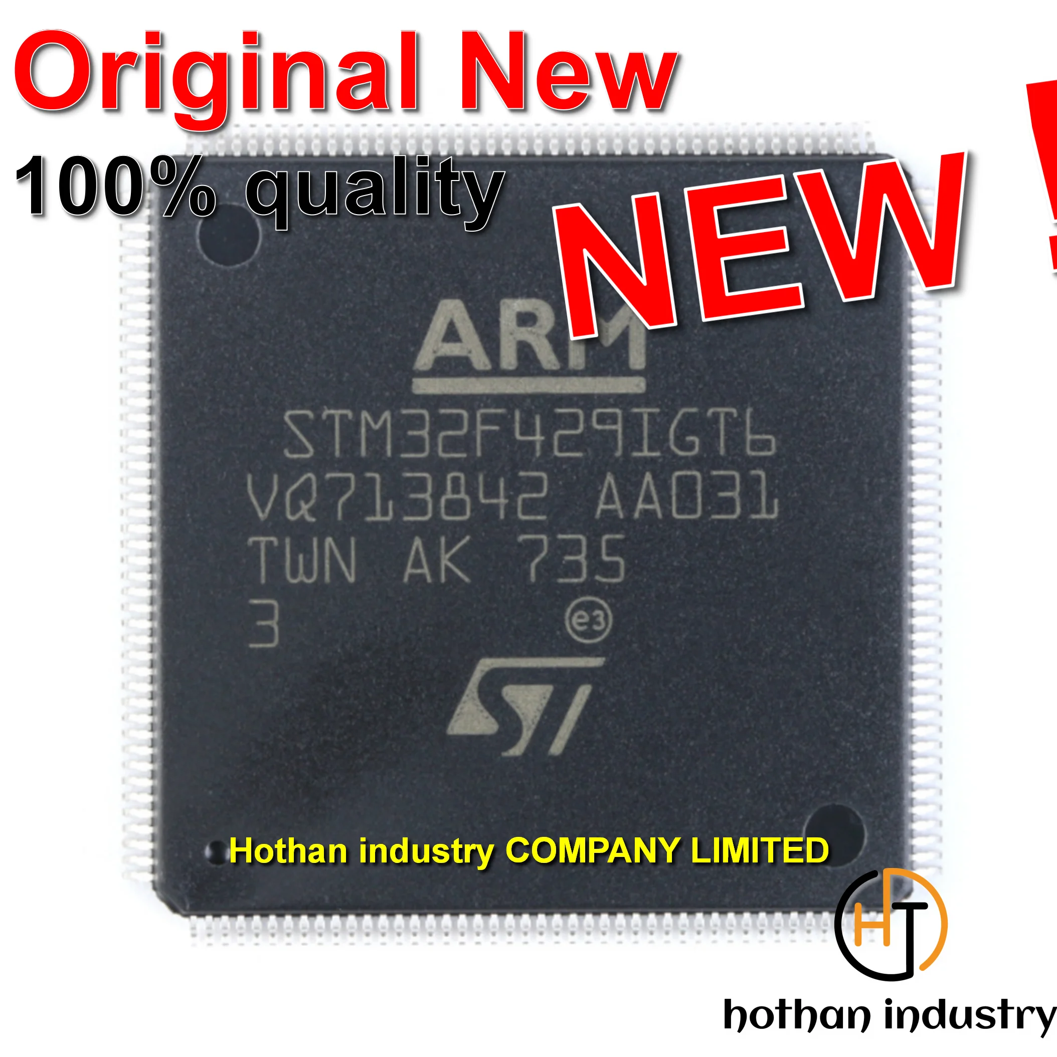 

[1PCS] Original Genuine STM32F429IGT6 LQFP176 STM32 High Performance MCU STM32F4 Series Single Chip microcontrollerLQFP176
