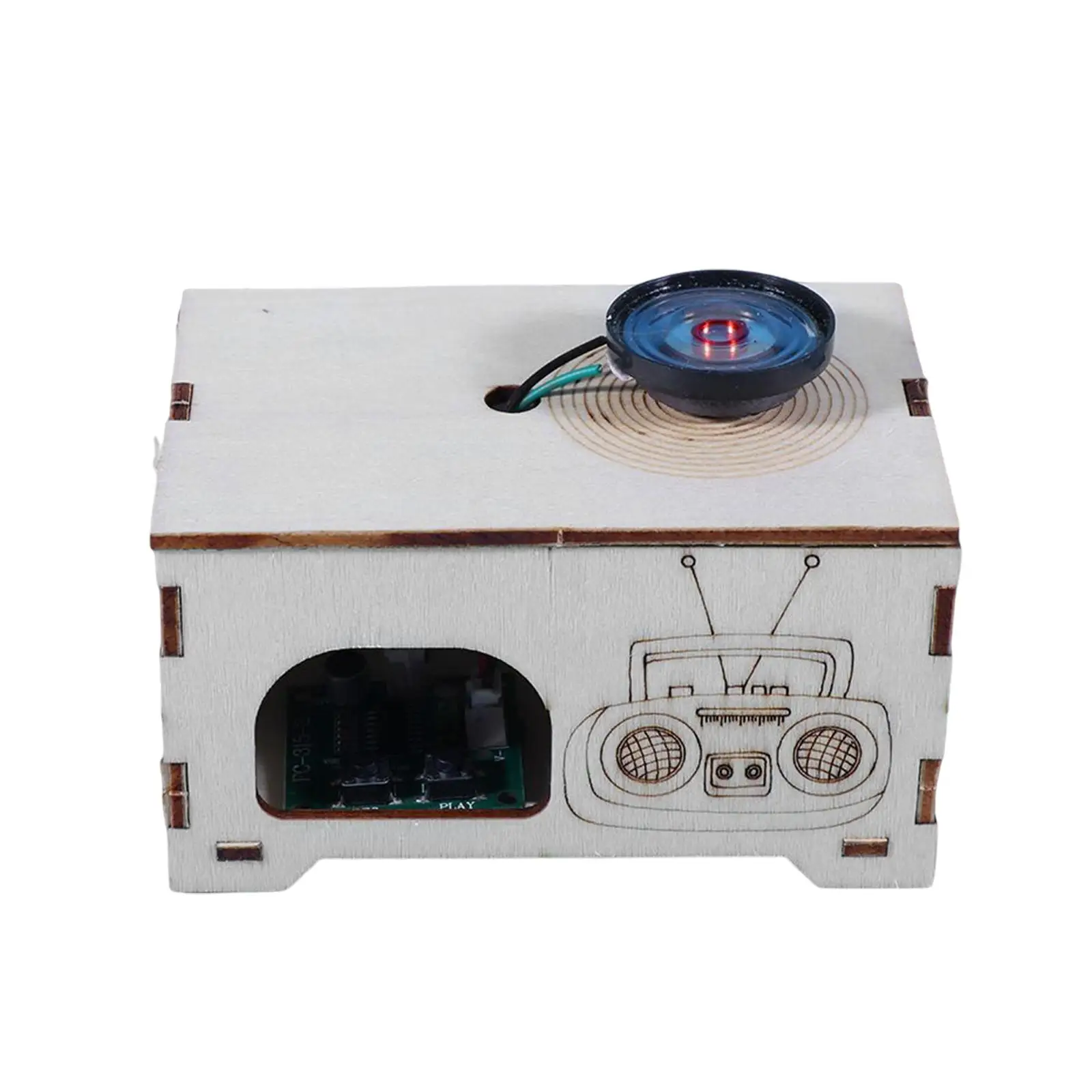 

DIY Phonograph Assembling Model Assembling Educational Toys for Girls Unisex