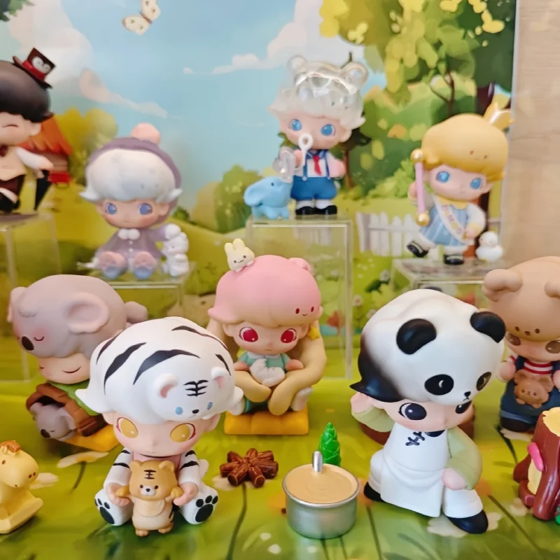 Симпатичные димбу животные королевство серии слепая коробка модель куклы