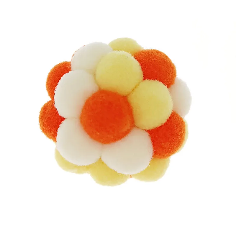 Игрушка для домашних животных кошек красочный мяч-батут ручной работы игрушки