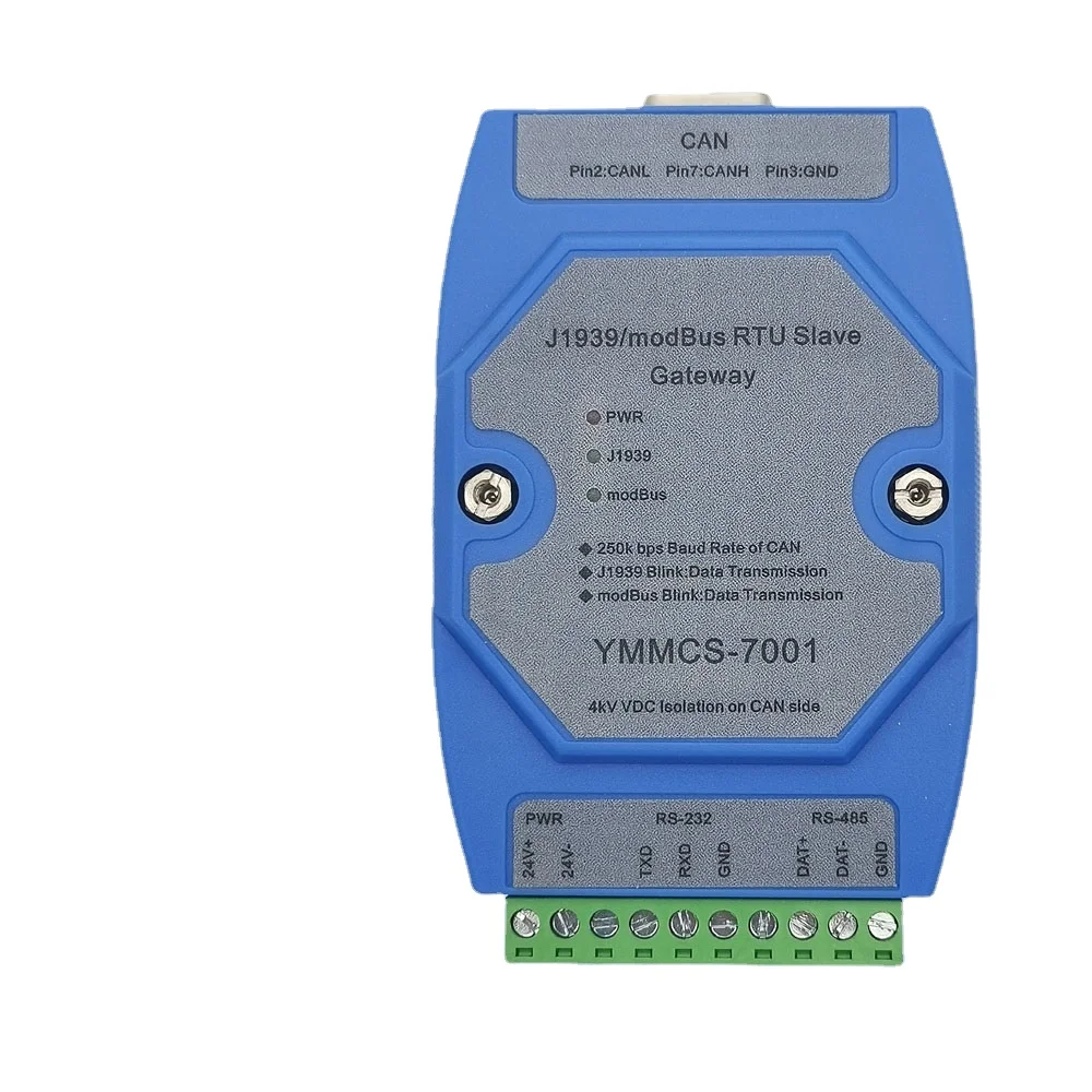 

J1939 to Modbus Ymmcs-7001 Can Support PLC Engine