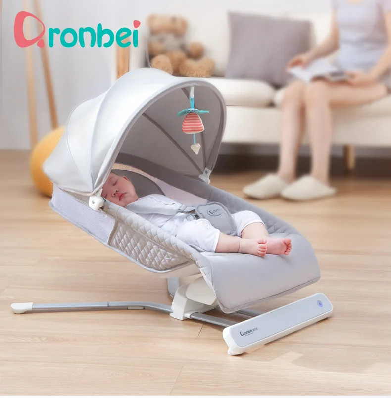 Baby Bounce Rocking Chair Electric Cradle Bed Comfort Chair Baby Reclining Chair Coaxing To Sleep with Coaxing Baby Artifact