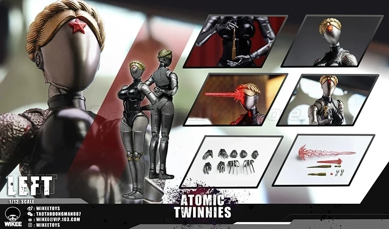 Фото 【MT】Wikeetoys ATOMIC TWINHIES Танцующие роботы-двойняшки 1/12, фигурка №5